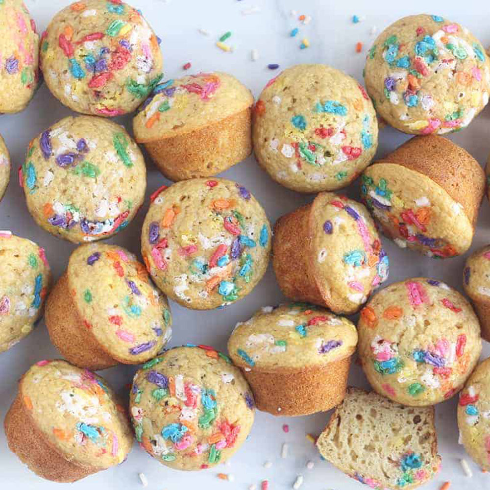 Birthday Cake Protein Muffins 3-pack