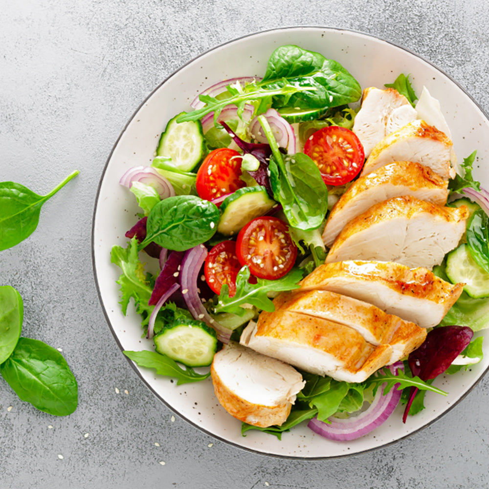 Chicken Mediterranean power plate