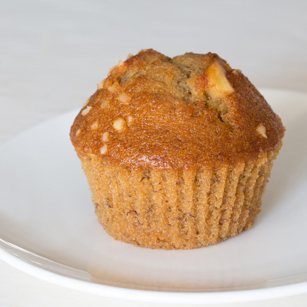 White chocolate macadamia nut protein muffins