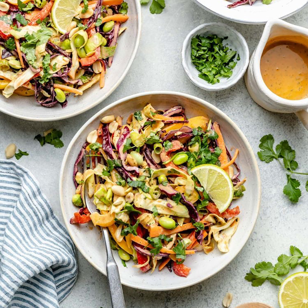 Thai crunch chicken salad
